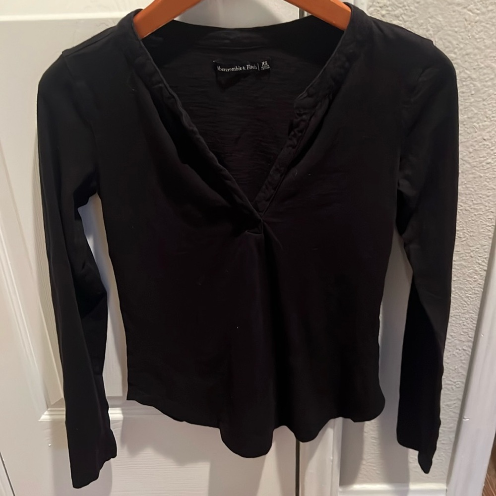 Abercrombie v-neck, long sleeve.